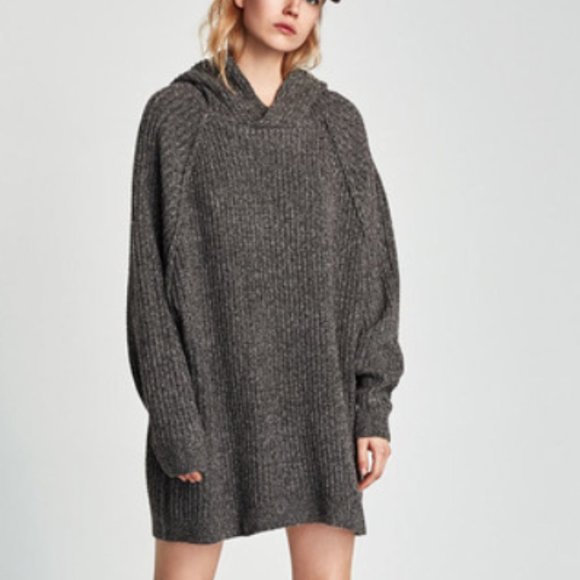 Zara Sweaters - Zara OVERSIZE HOODED SWEATER